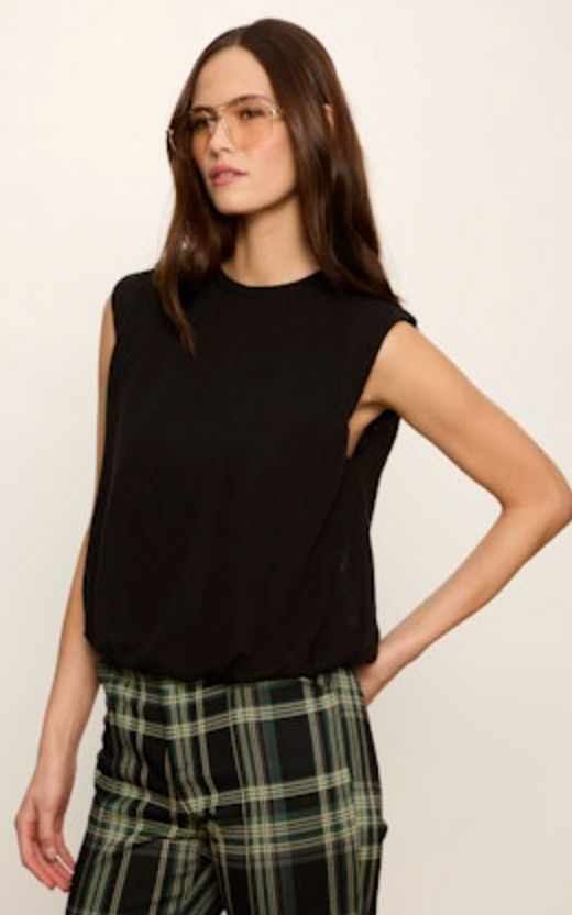 Quinn Bubble Shell - Black