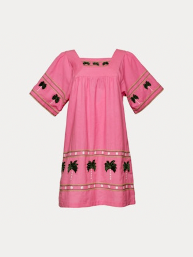 Picnic Mini Palm Tree Dress