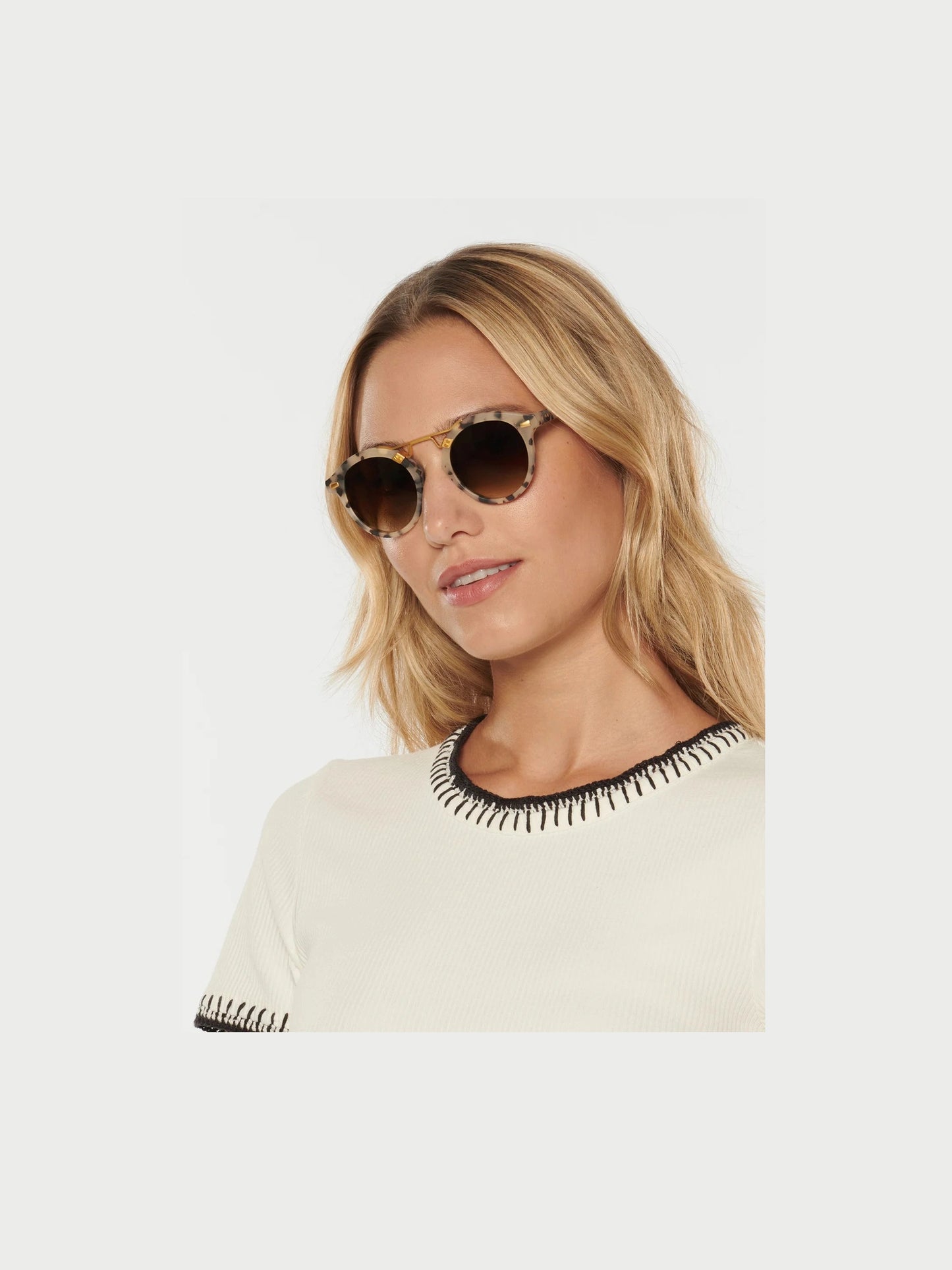 St. Louis - Matte Oyster 24K Sunglasses