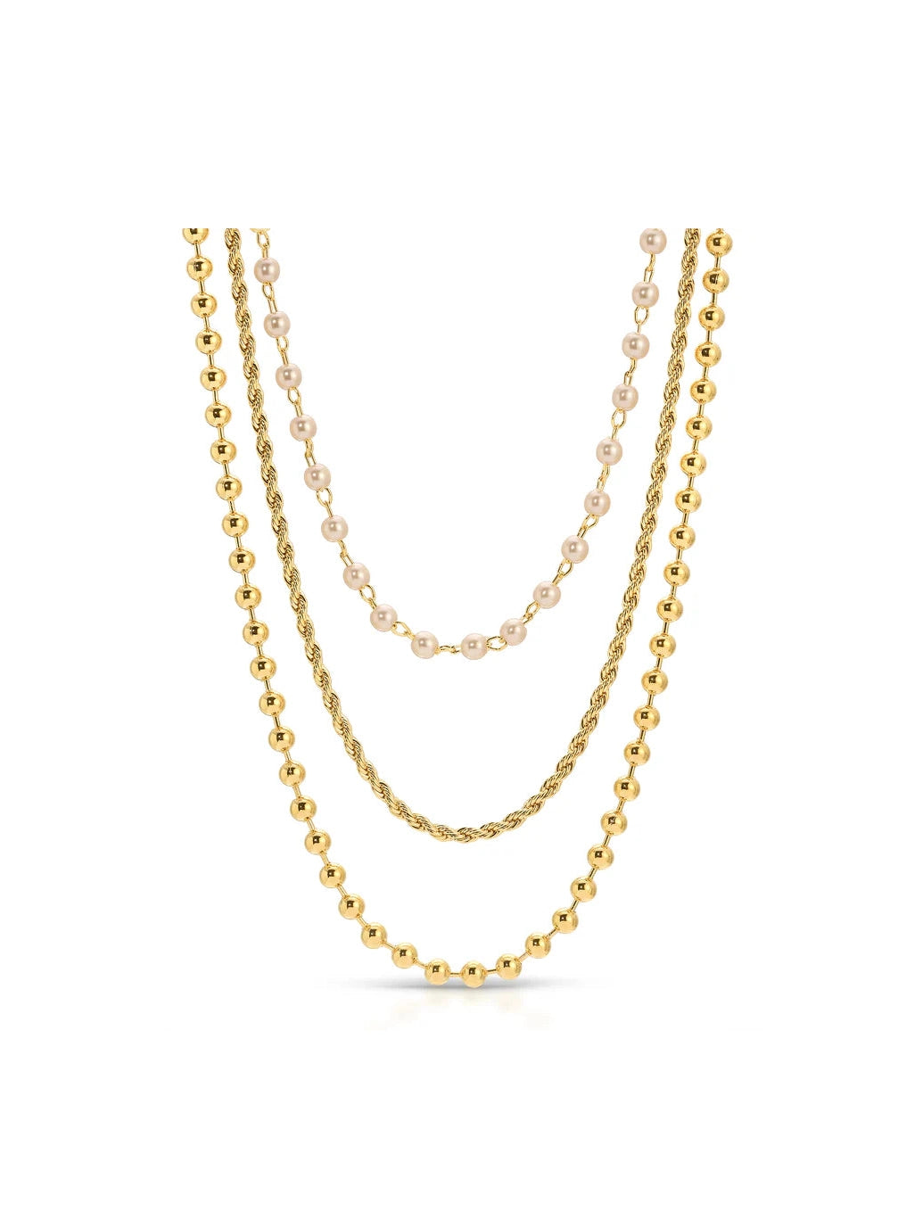 Pearl Trio Necklace