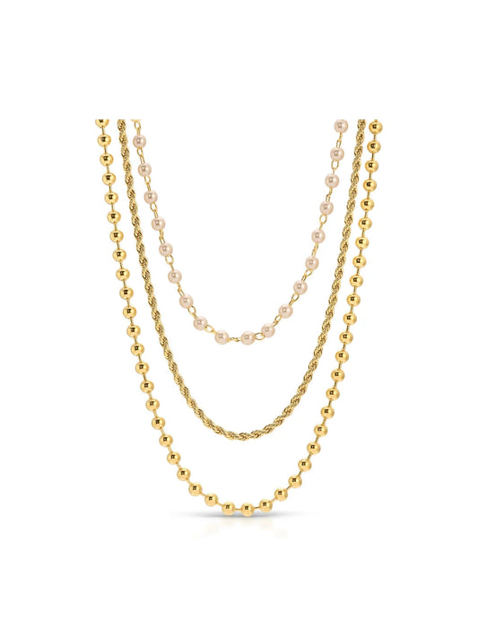 Pearl Trio Necklace