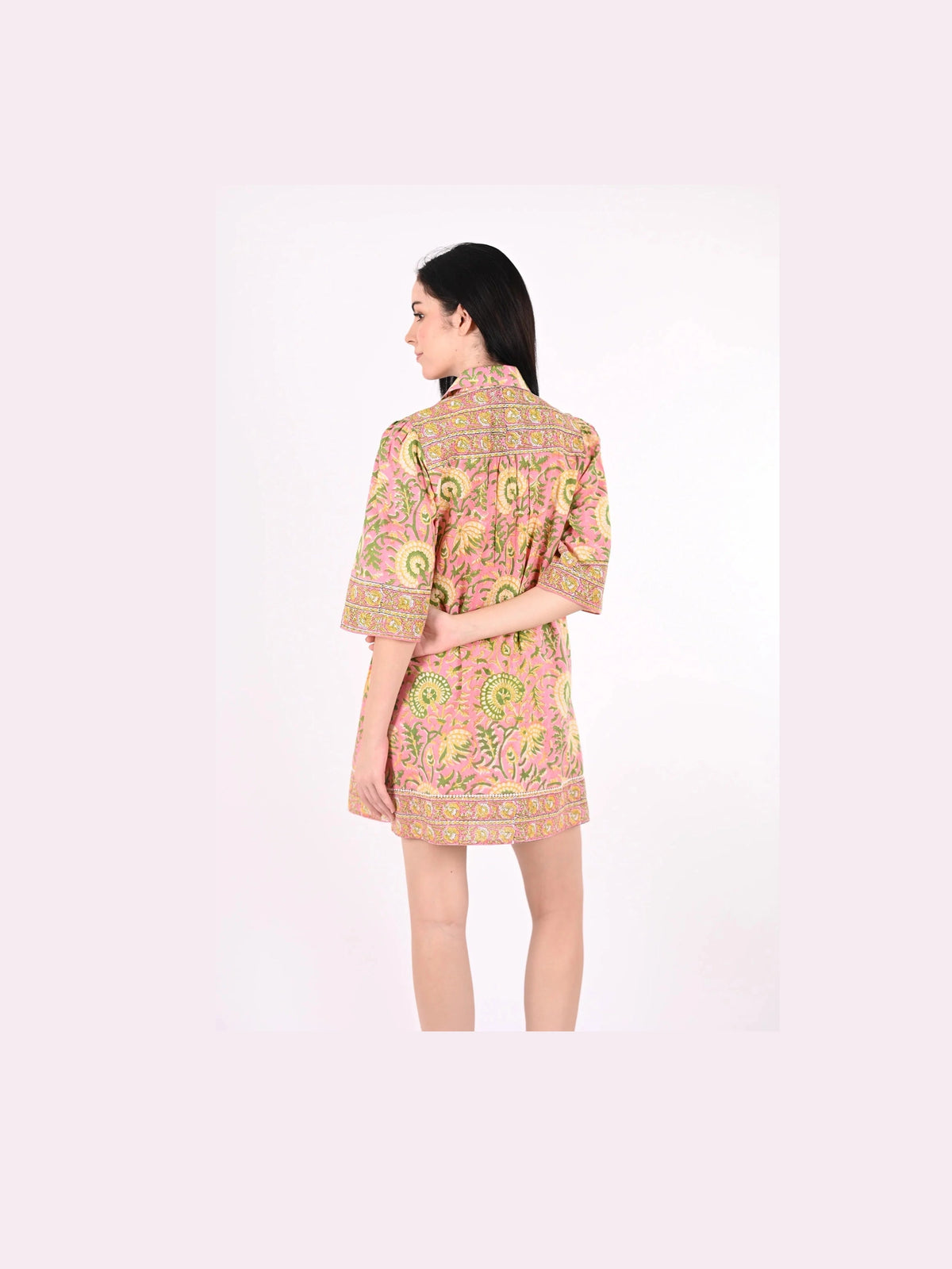 Lyda Mini Dress - Sunset Yellow