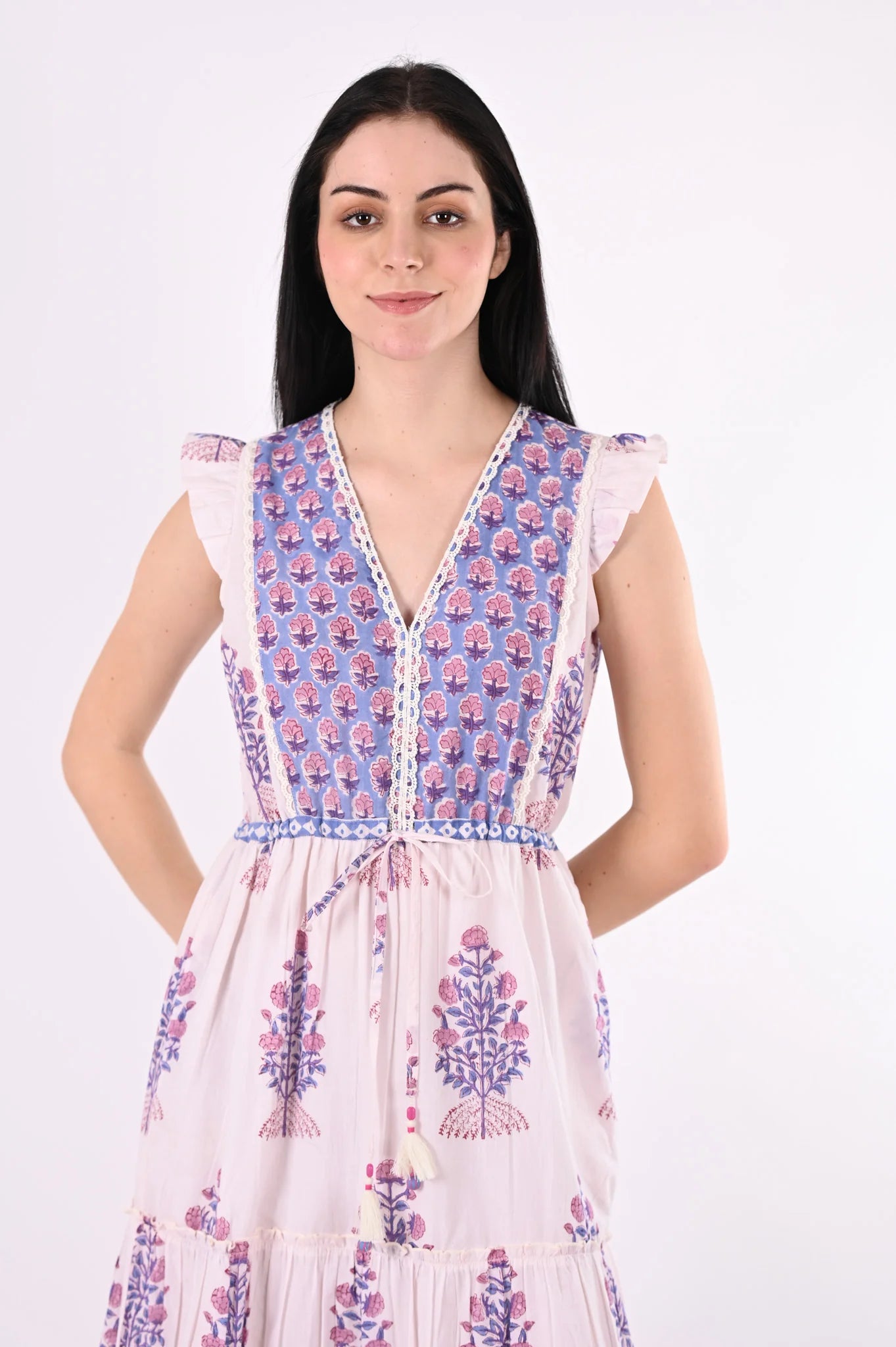 Tara Maxi Dress - Purple Boothi