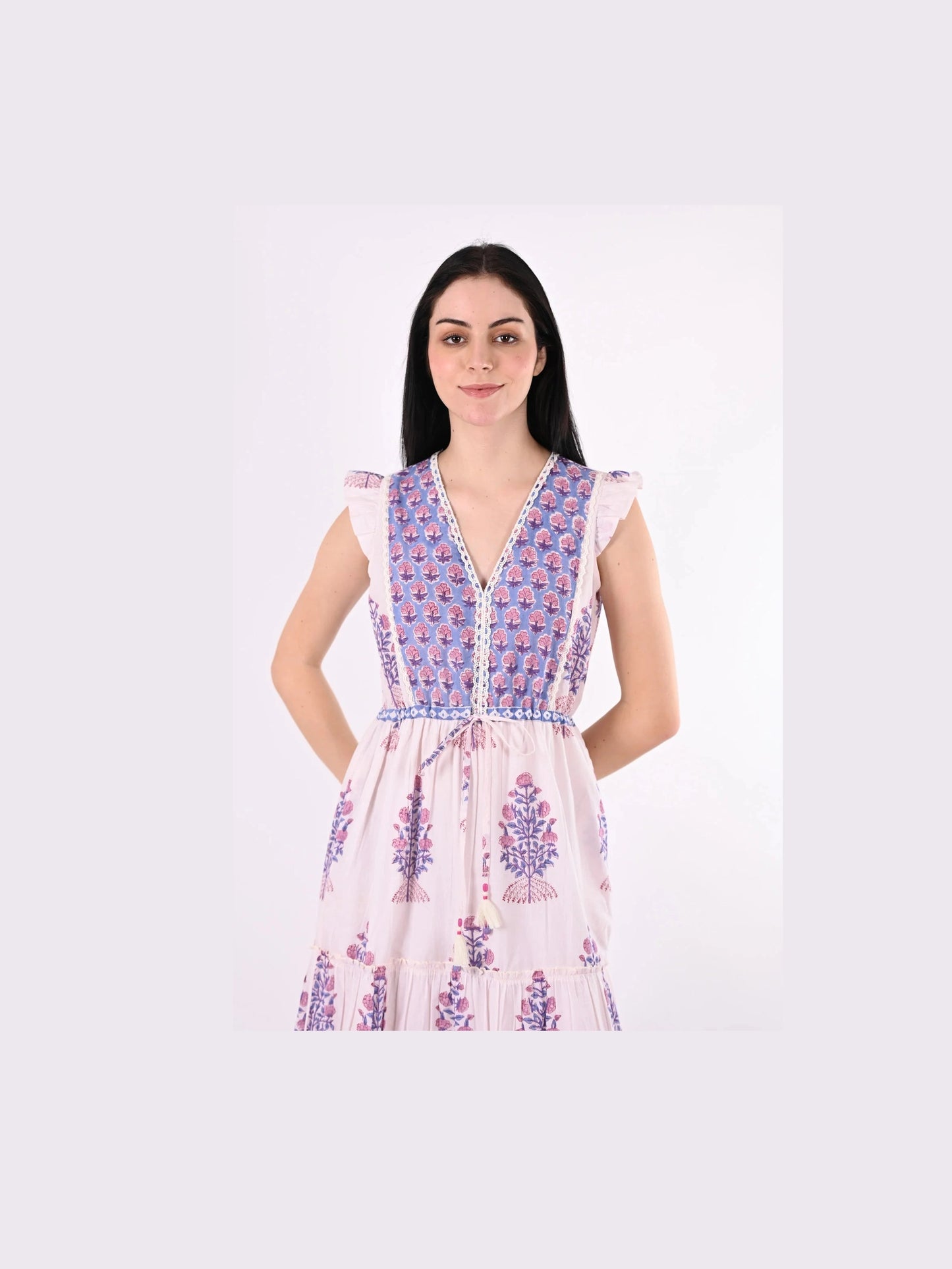 Tara Maxi Dress - Purple Boothi