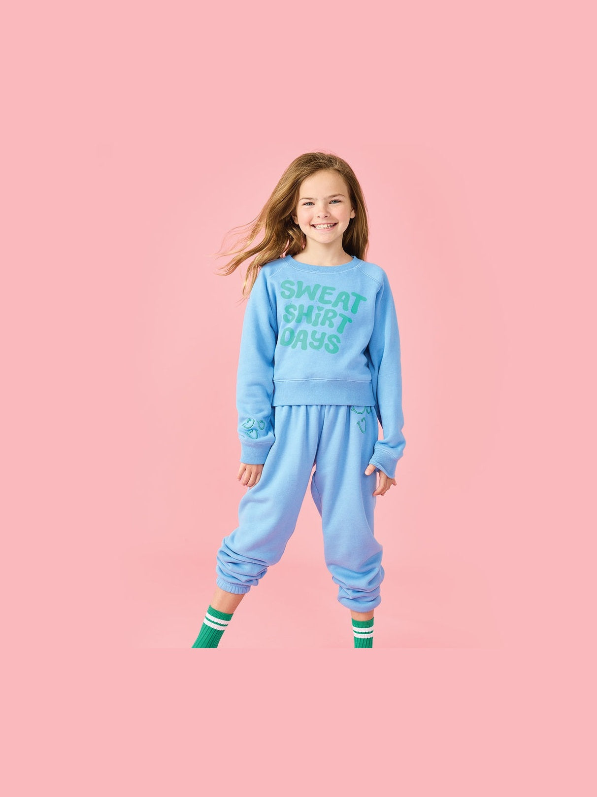 Sweatshirt Days Blue Crew Neck