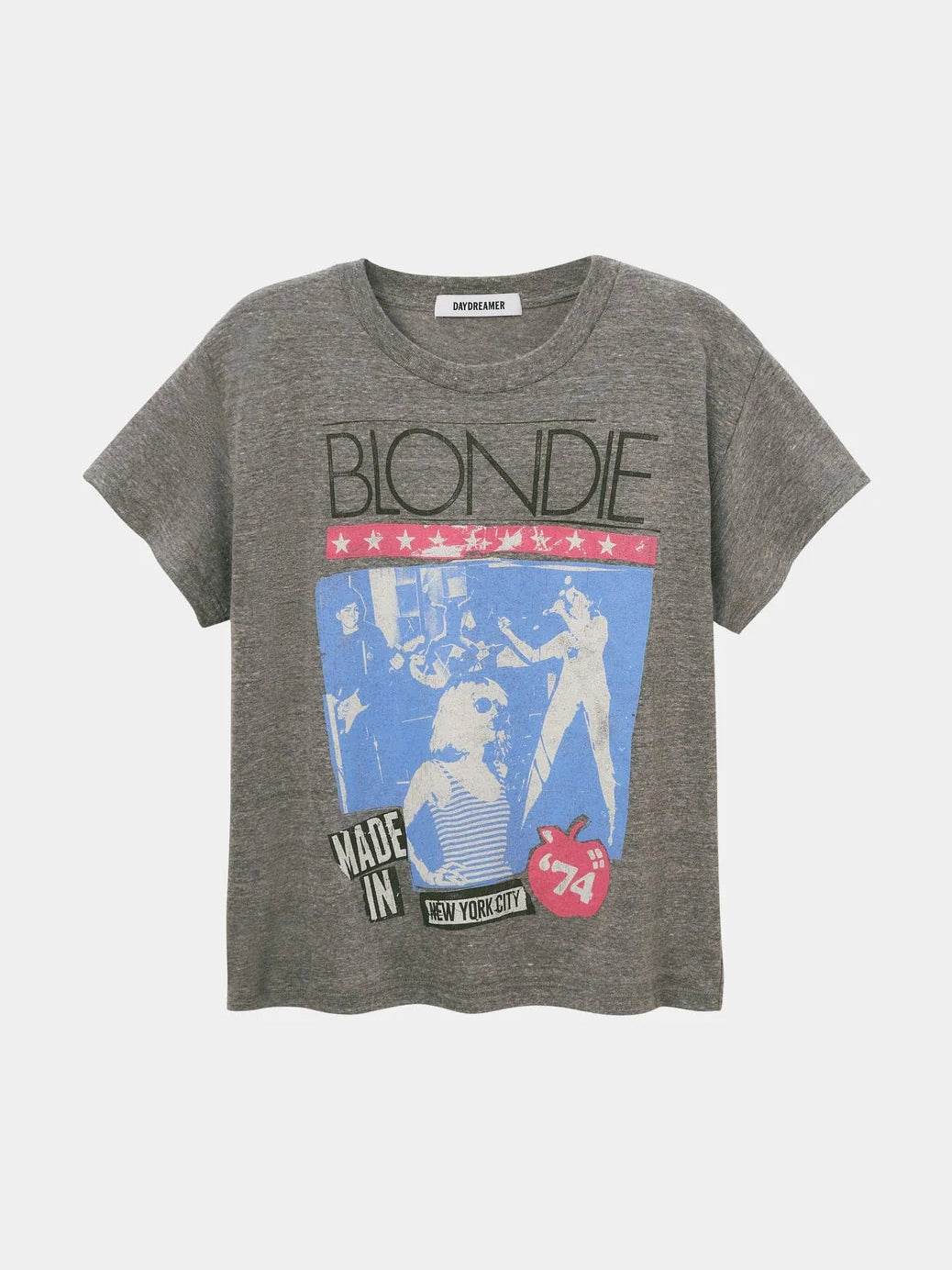 Blondie Made in New York Tee - Heather Grey