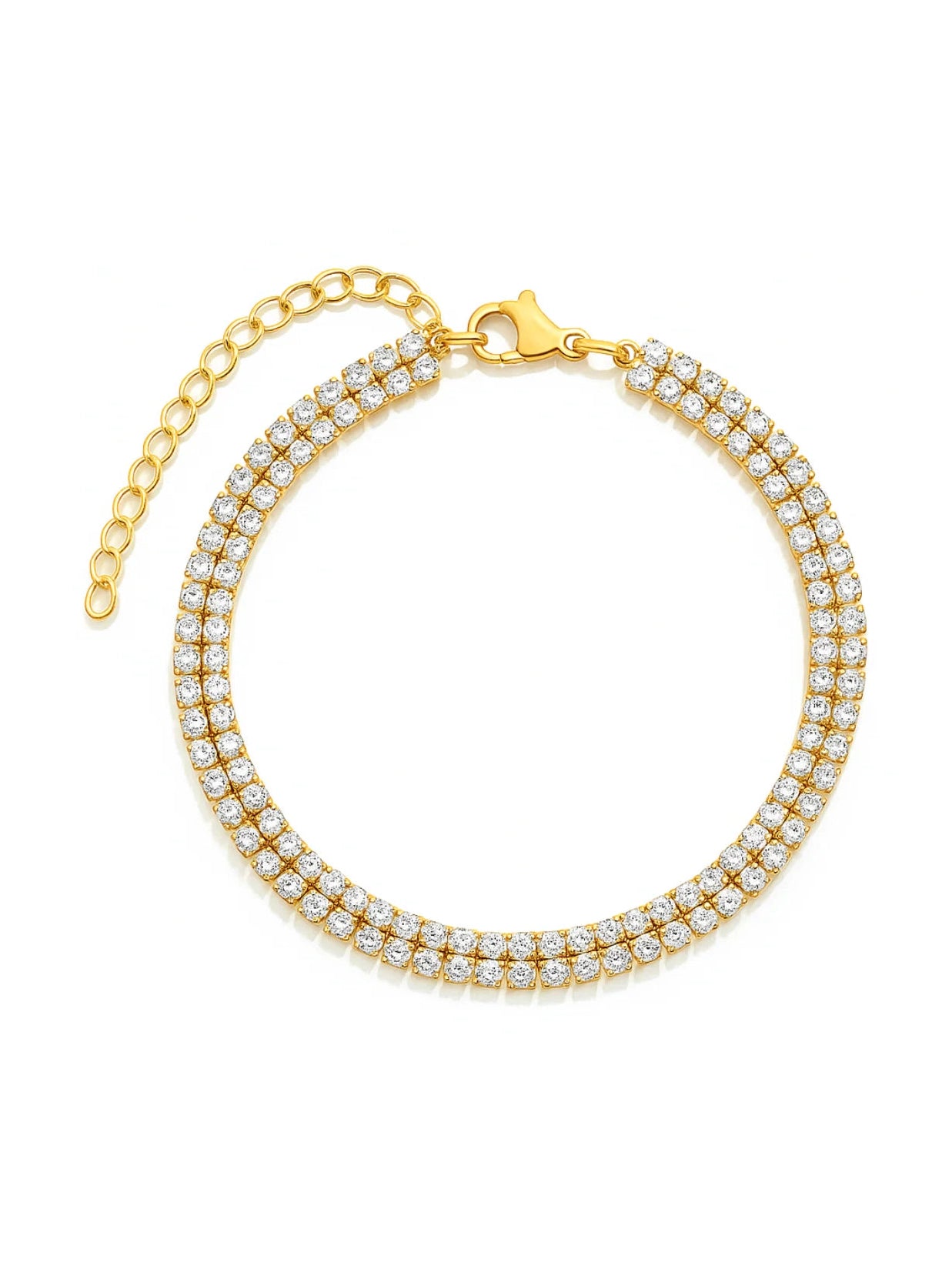 Rosie Double Tennis Chain Bracelet