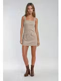 Well Romper in Taupe Greige