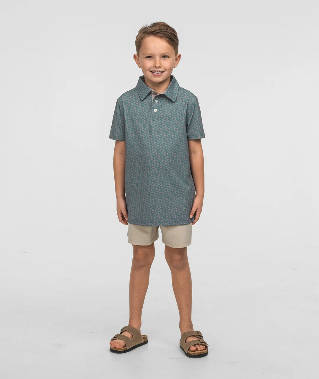 Youth Party Fowl Printed Polo - Party Fowl