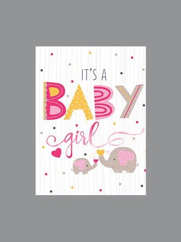 Gift Enclosures - Girl Elephant