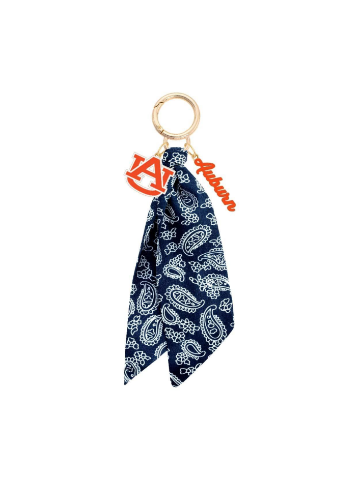 Auburn Tigers Logo Bandana Bag Charm