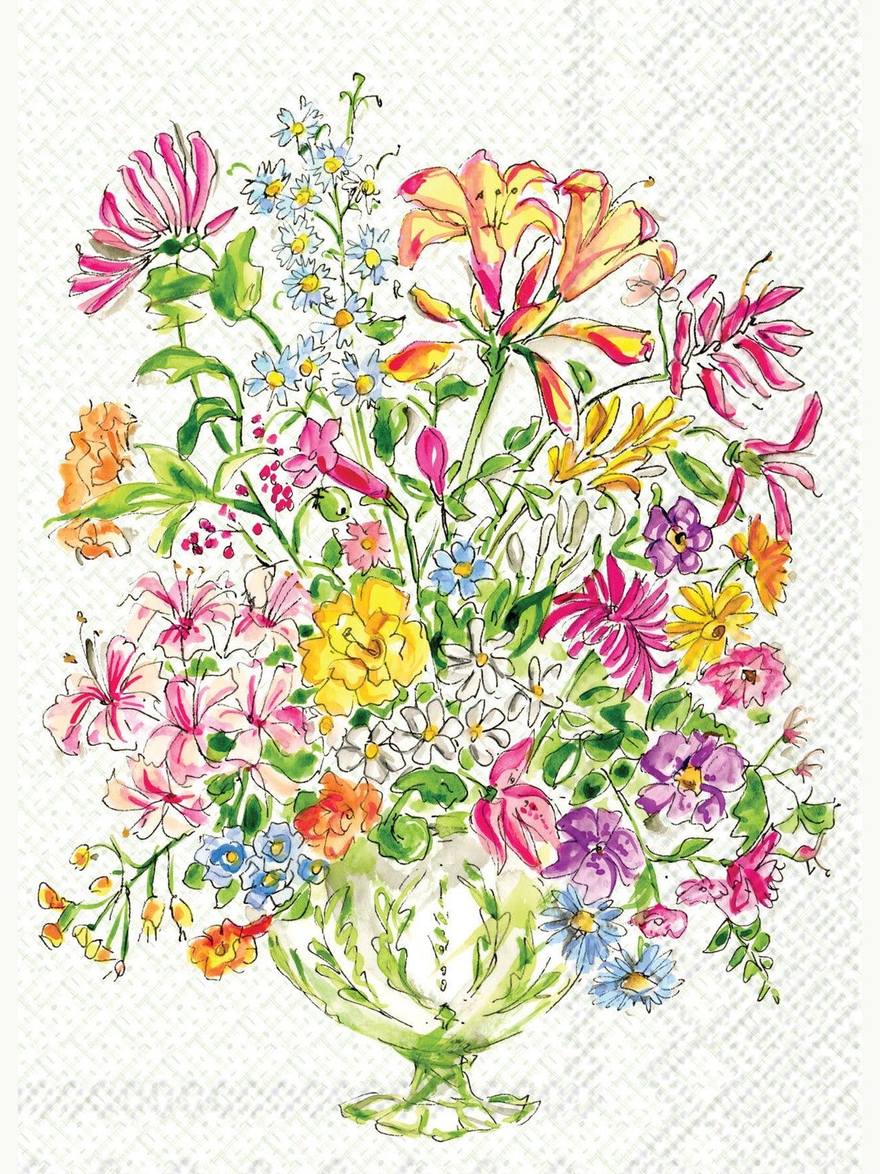 Paper Guest Towels 16 ct Green Botanical Rosanne Beck