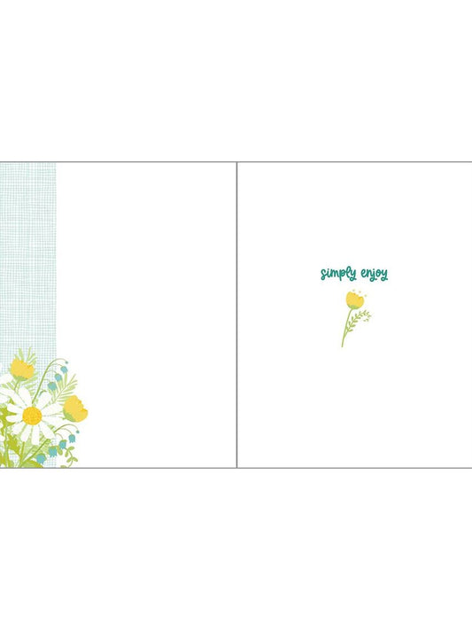 Birthday Greeting Card - Daisy Jar