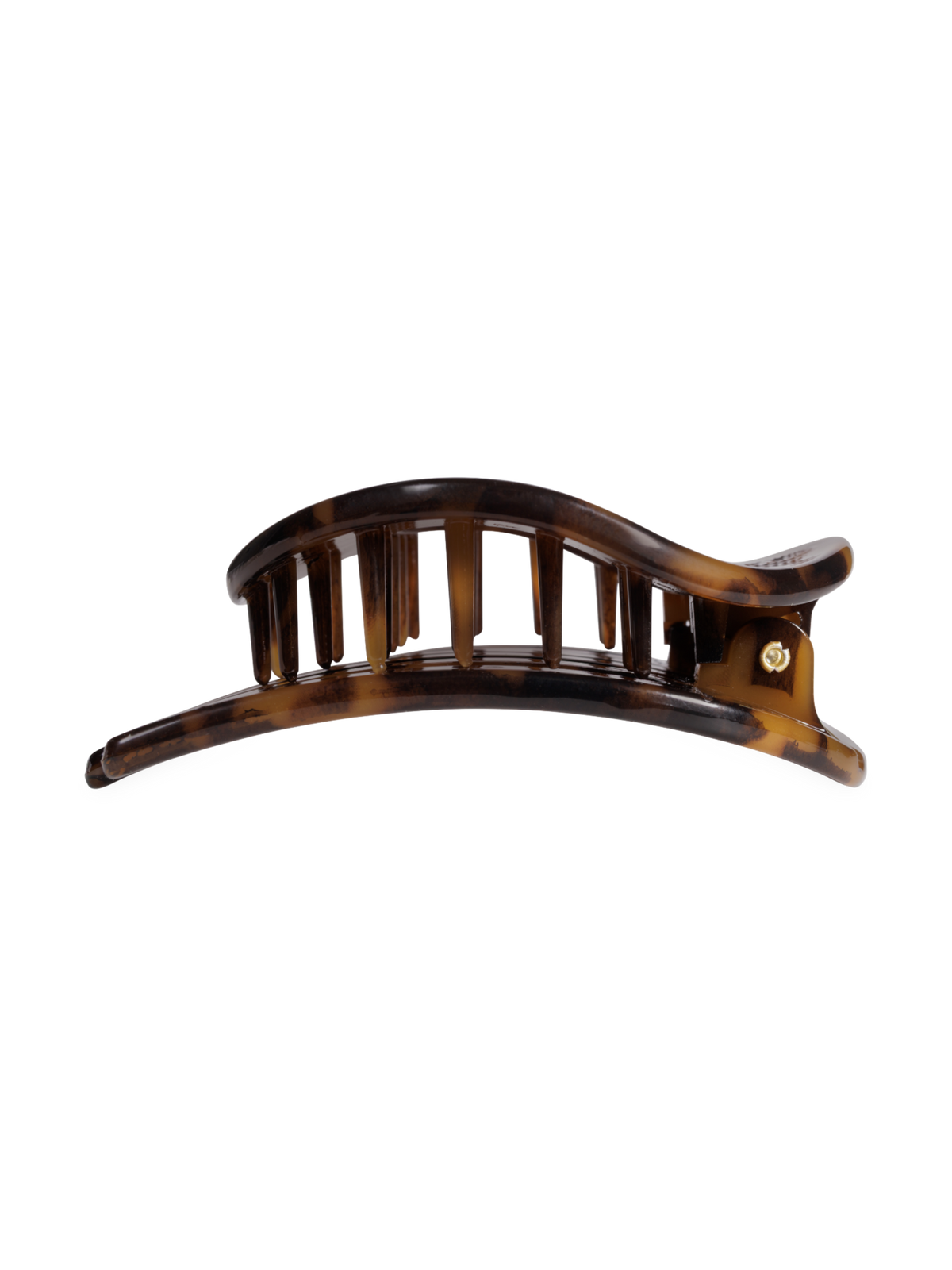 Tortoise | Large| Flat Circle Hair Clip
