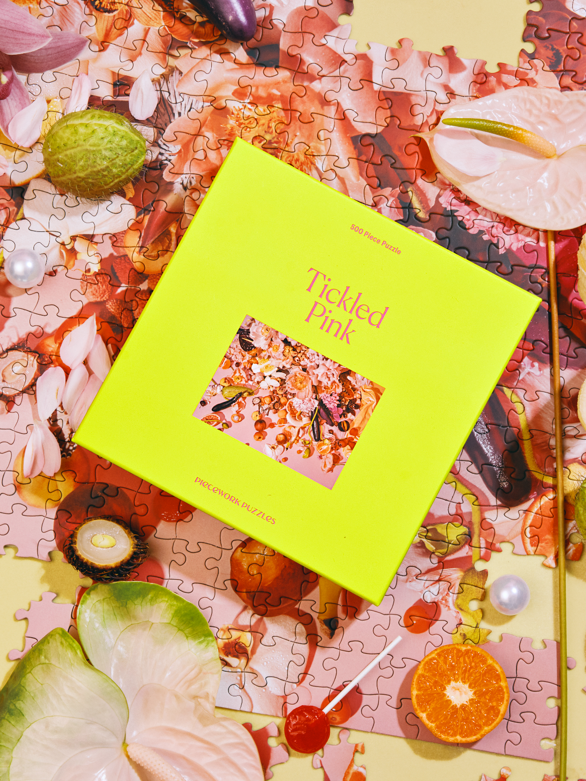 Tickled Pink 500 Piece Puzzle