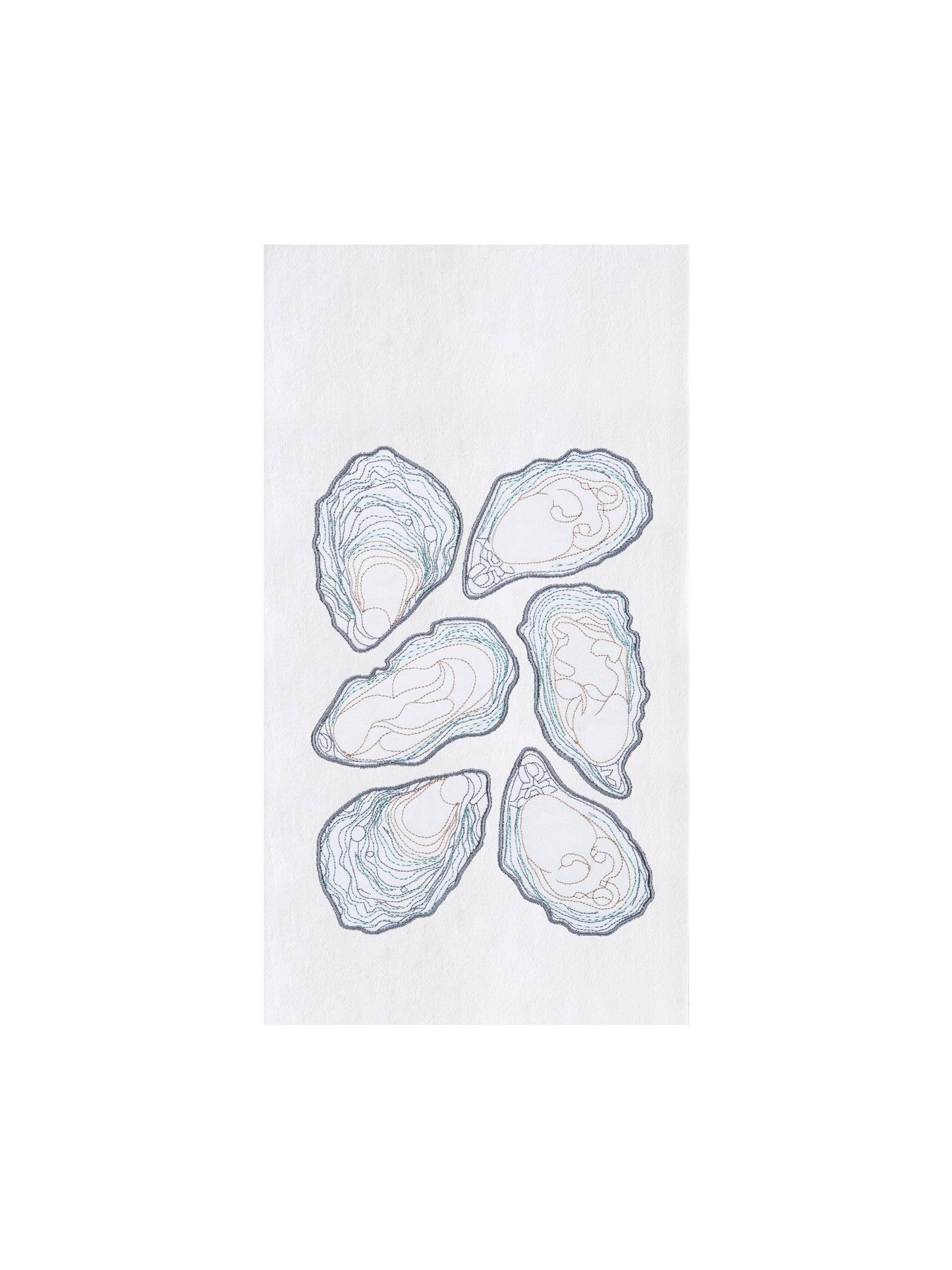 Coastal Oysters Kitchen Towel