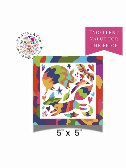 Joyful Otomi 24ct Cocktail Napkin Separates (3ply)