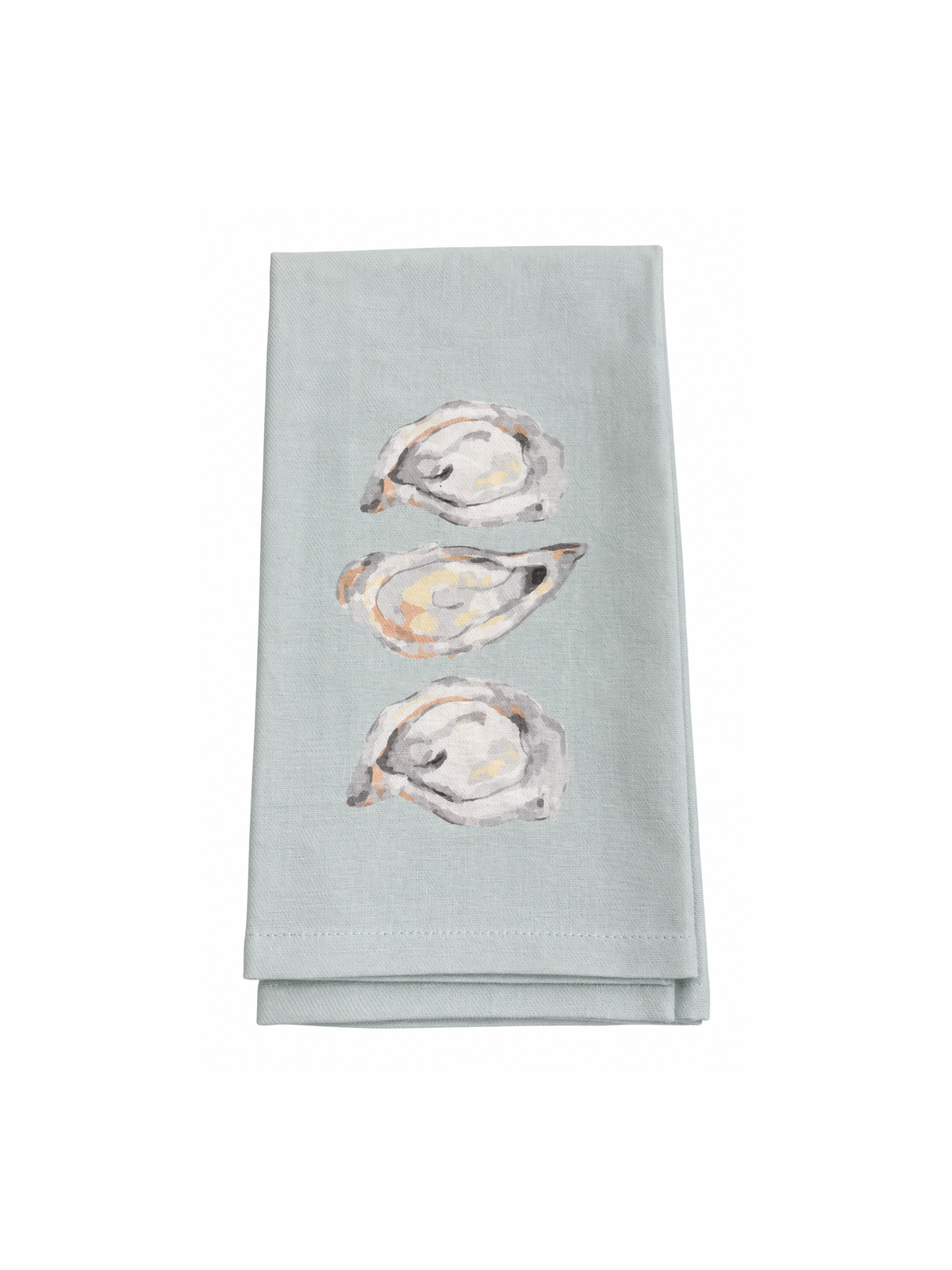 Watercolor Oyster Handtowel Ice/Multi