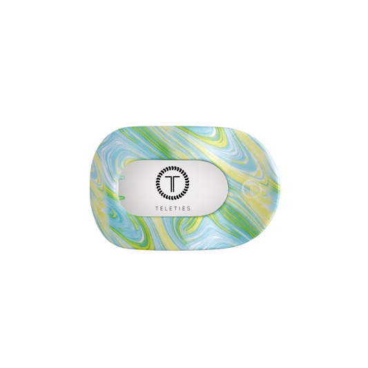By the Sea Shore | Small | Flat Round Hair Clip