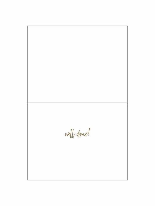 Congratulations Greeting Card - Blue Marble
