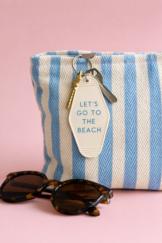 Let's Go To The Beach Keychain