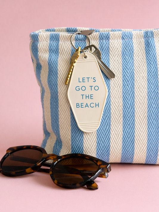 Let's Go To The Beach Keychain