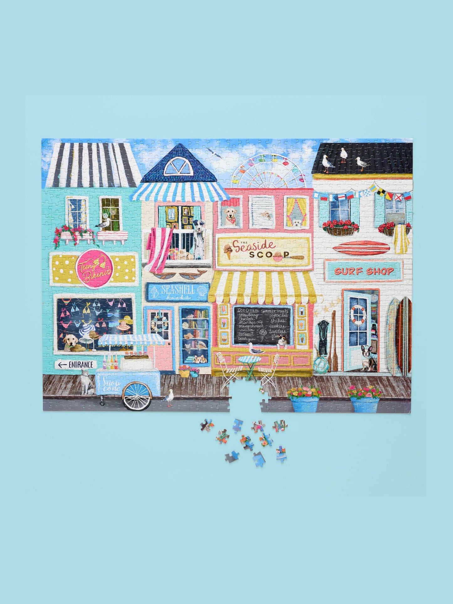 Beach Boardwalk 1000 Piece Summer Puzzle