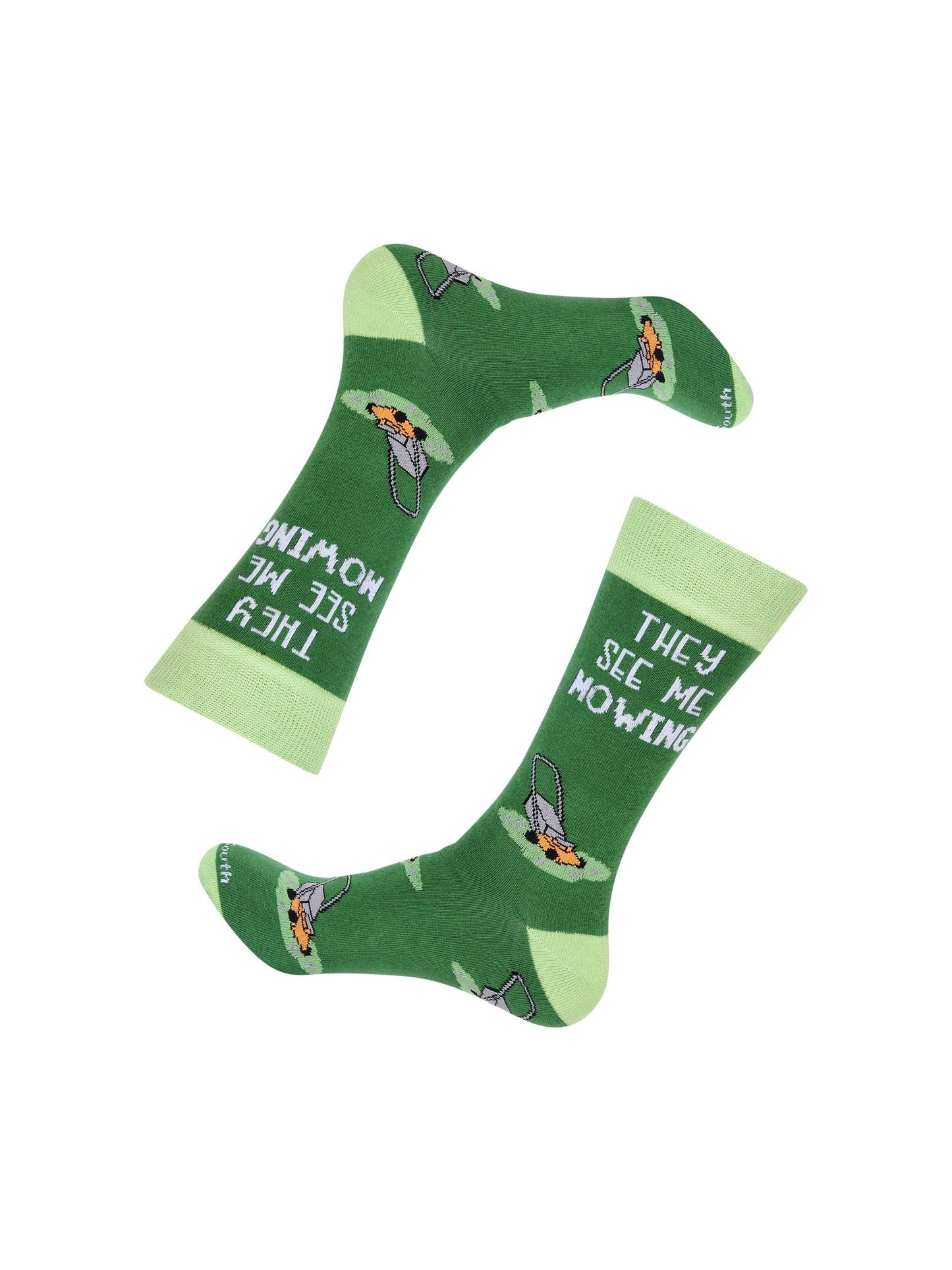 They See Me Mowing Socks