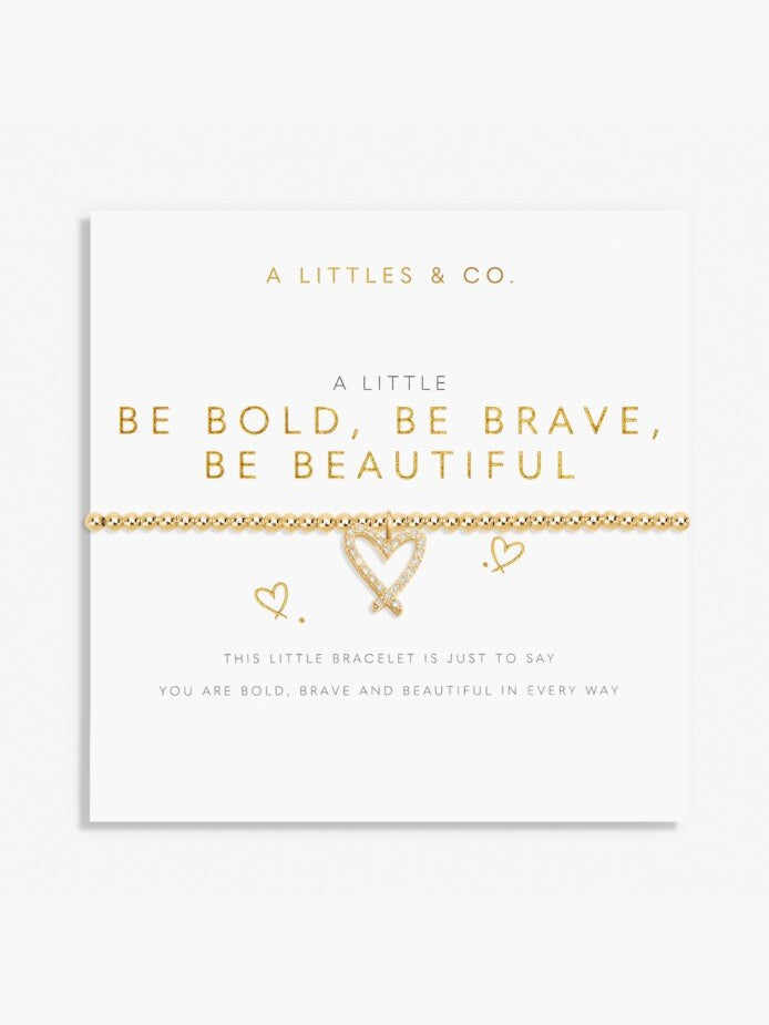 Be Bold, Brave, Beautiful Bracelet - Inspirational Jewelry