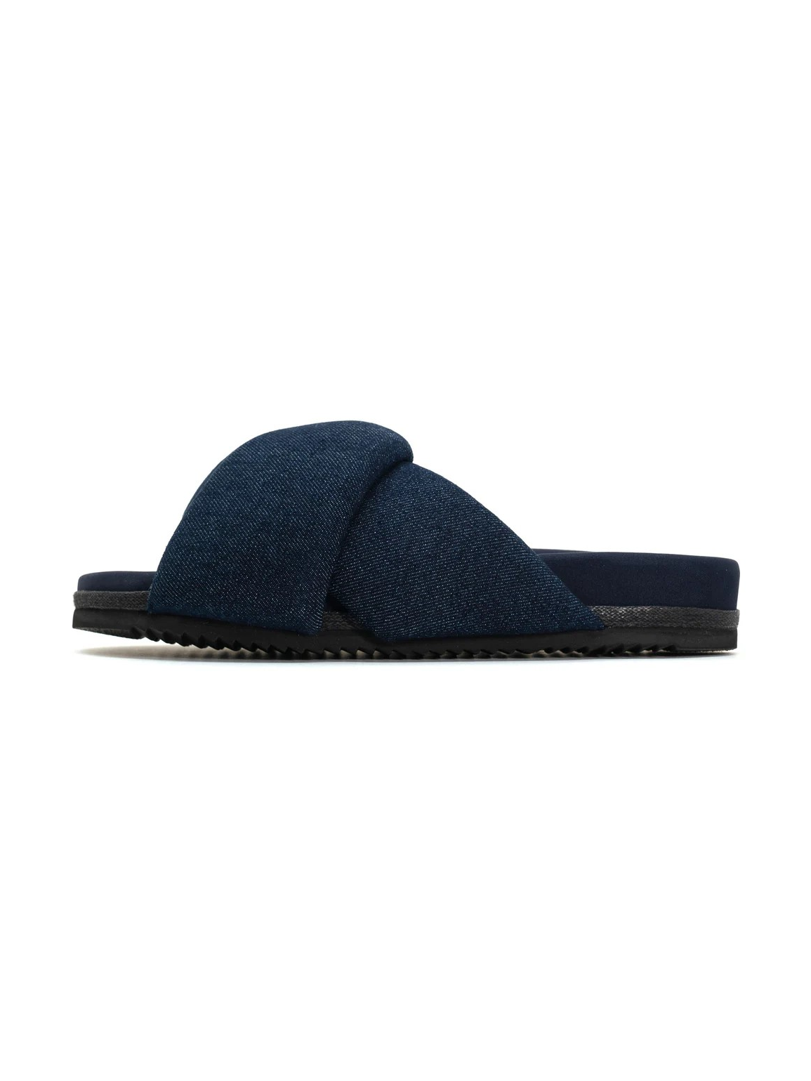 Foley Puffy Slides - Dark Denim