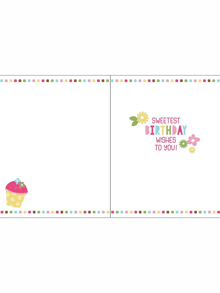 Birthday Card - Sweet Cupcakes