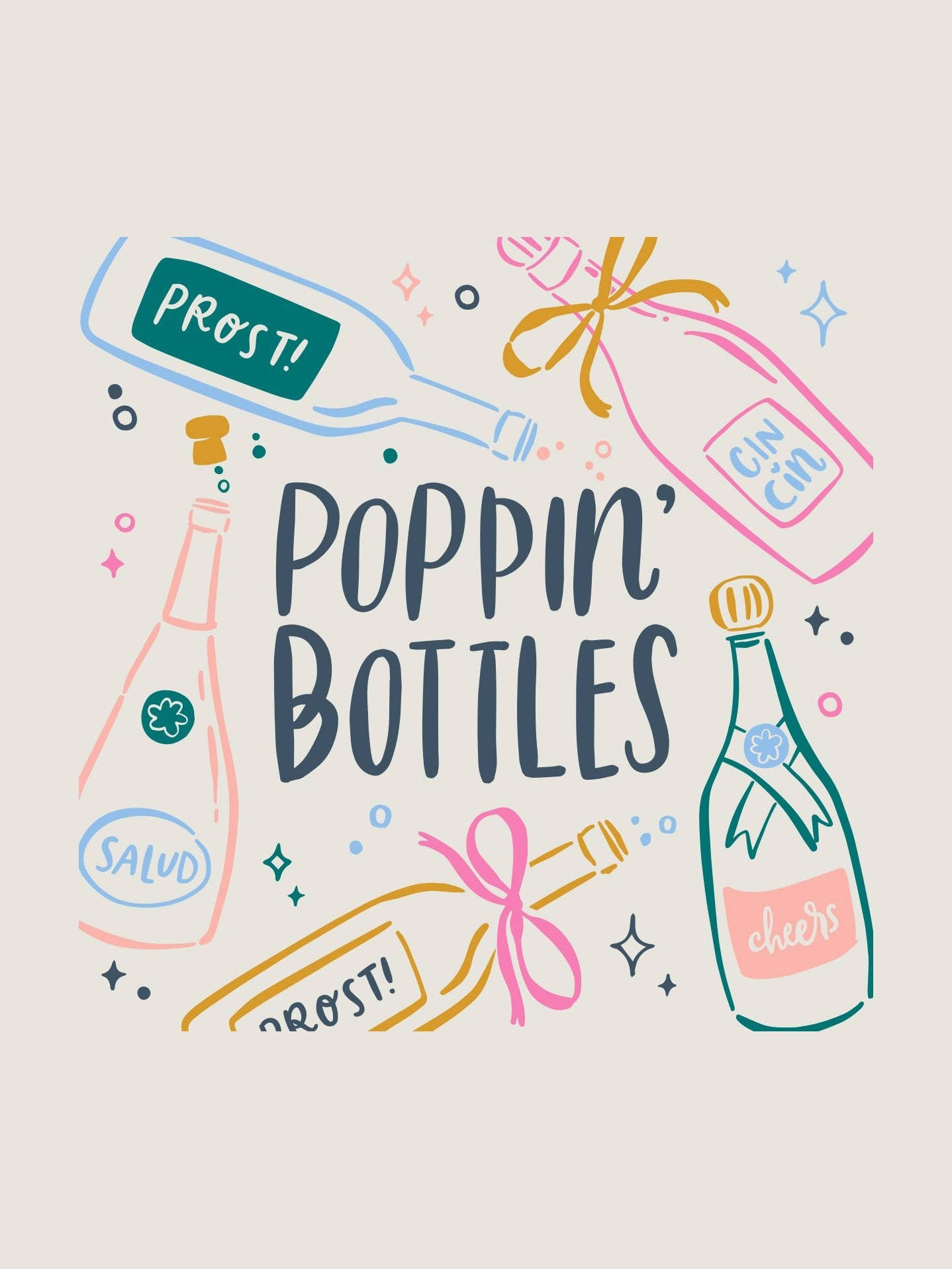 Funny Cocktail Napkins | Poppin Bottles