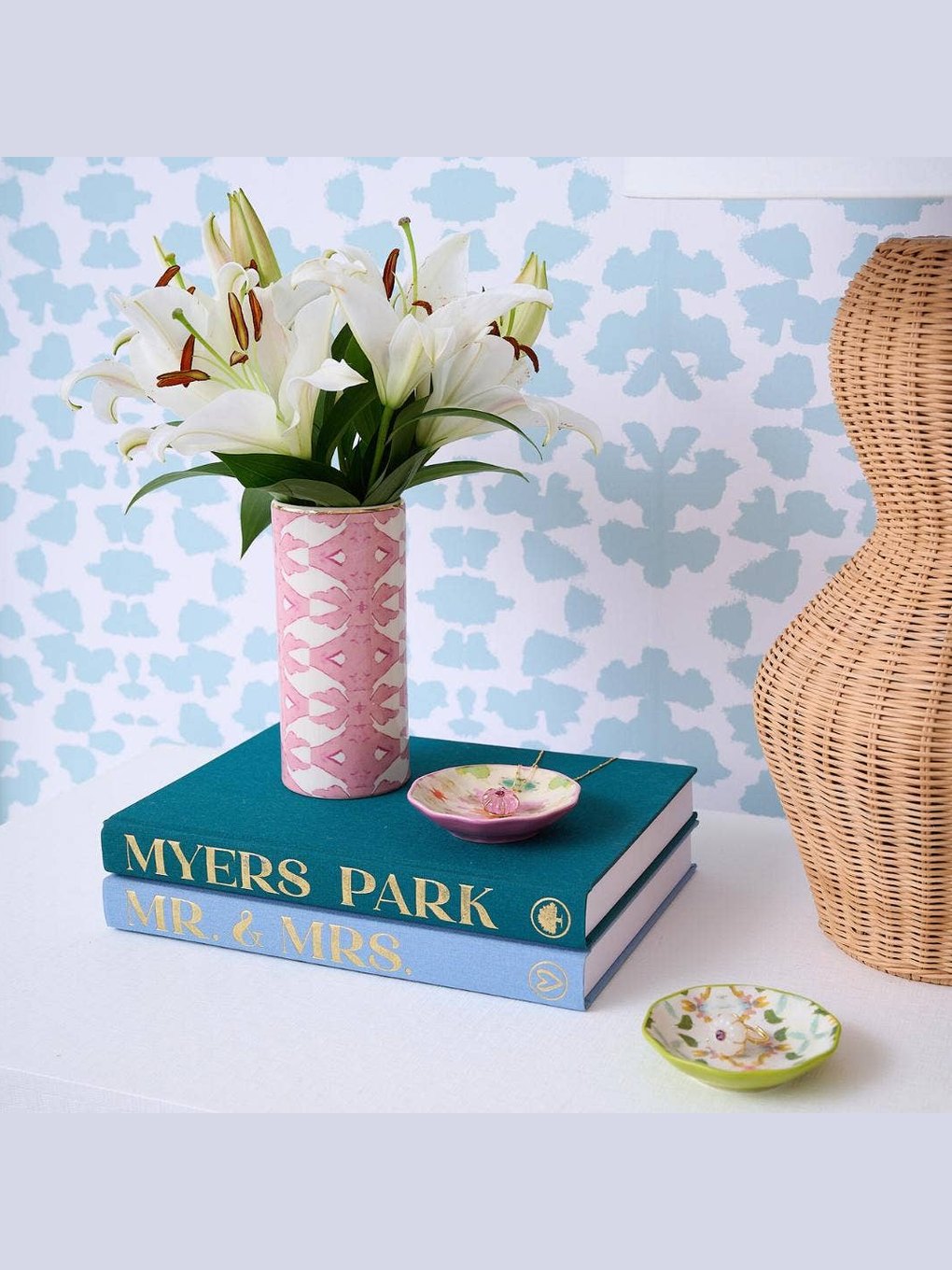 Palm Rose Vase