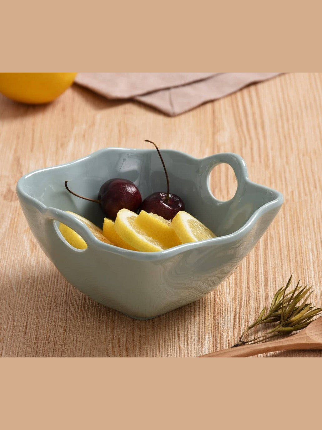 Snack Bowl in Shatterproof Melamine - Aqua