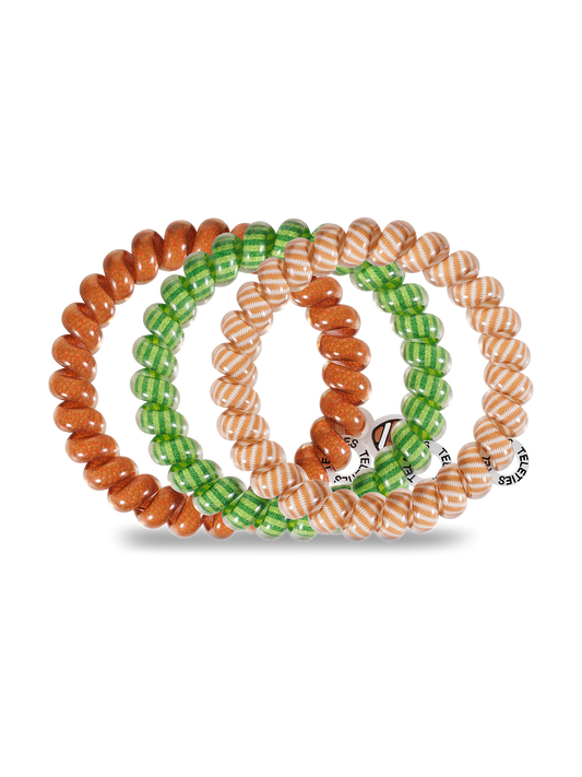 Spiral Hair Coils | Large | Football Hair Ties