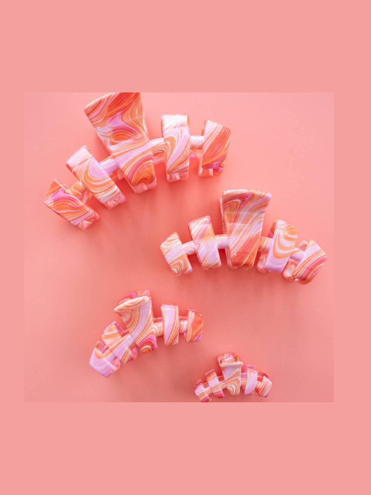 Classic | Just Keep Swimming | Large Hair Clip