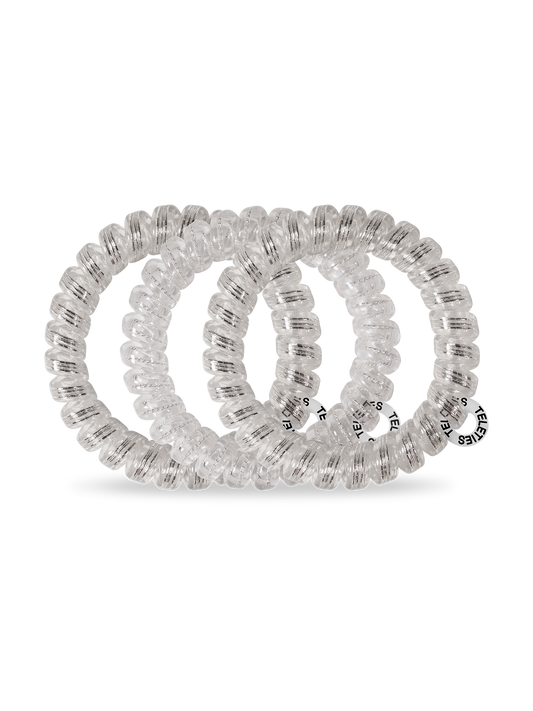 Spiral Hair Coils | Large | Silver Slay Hair Ties