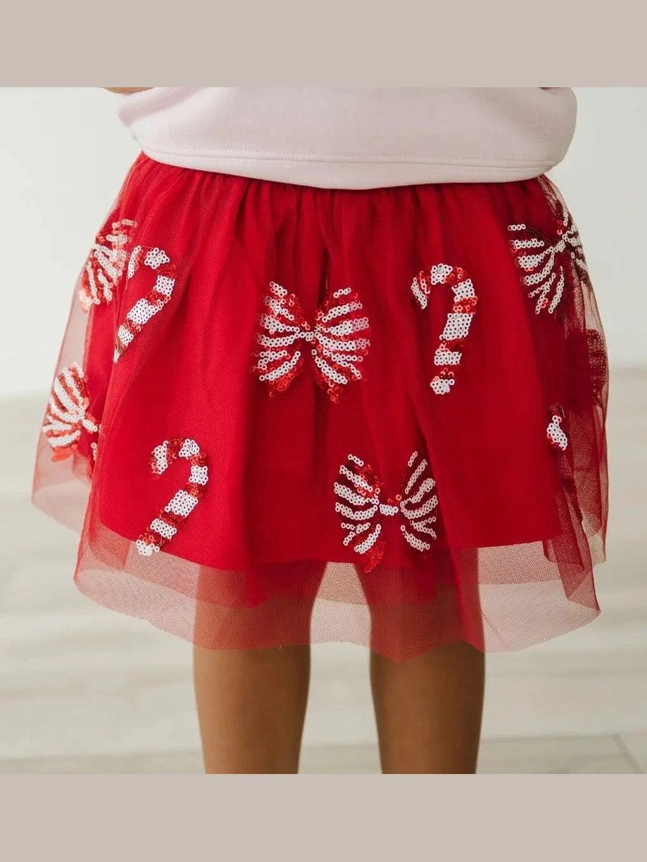 Candy Cane Coquette Tutu