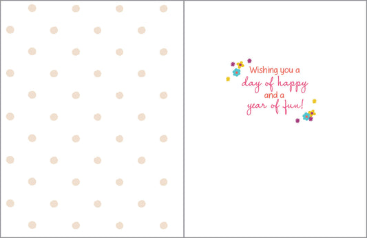Birthday Greeting Card - Friend Walking Dog
