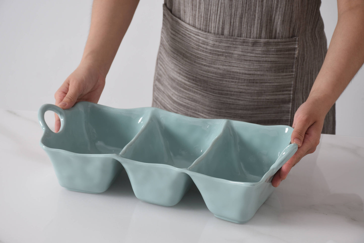 3 Section Deep Server - Perfect for Entertaining