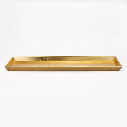 Rhodes Tray Gold 17x5x0.75