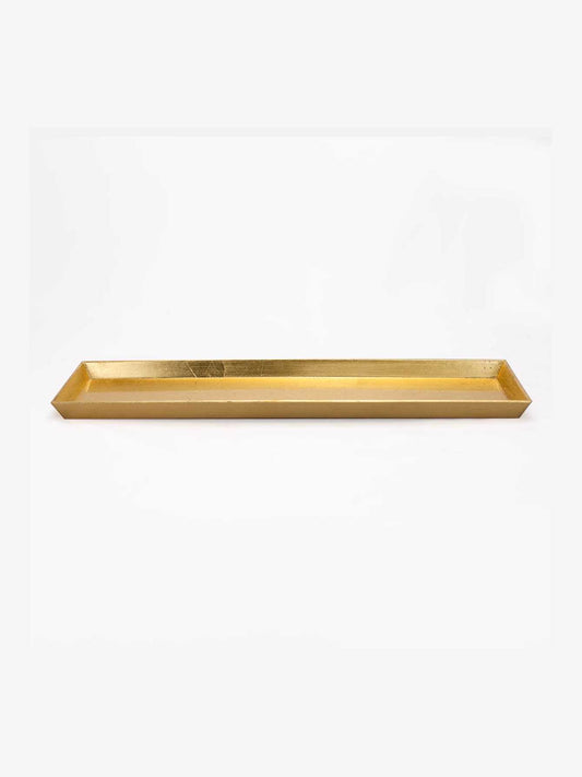 Rhodes Tray Gold 17x5x0.75
