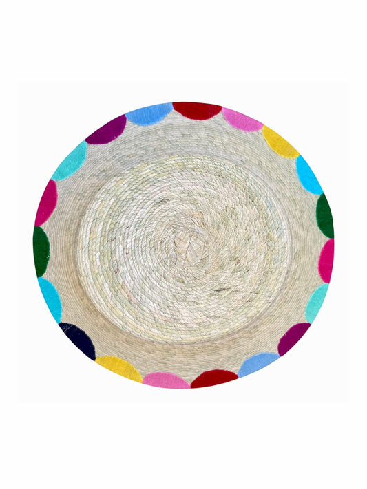 Multicolor Scallop Bucket Hat