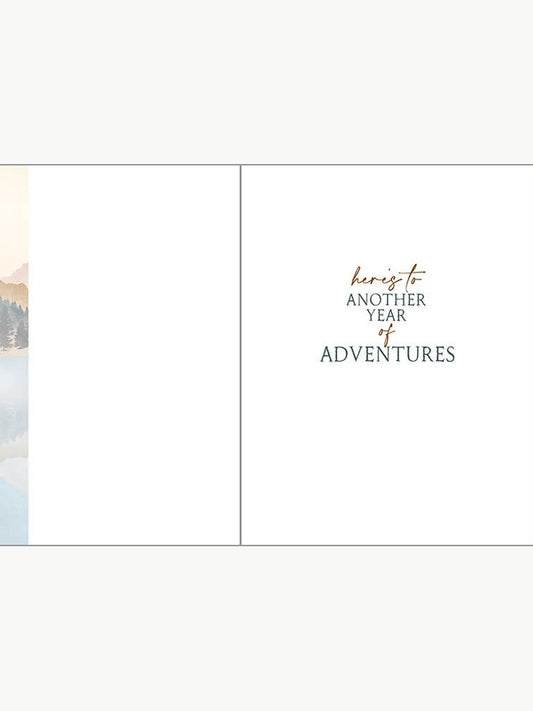 Birthday Greeting Card - Lakeside Guy