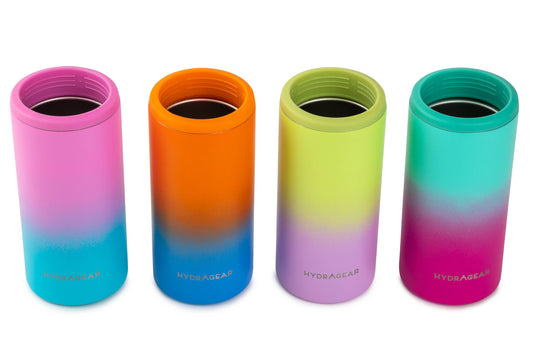 12oz Slim Can Coolie – Assorted Powder Bright Ombre