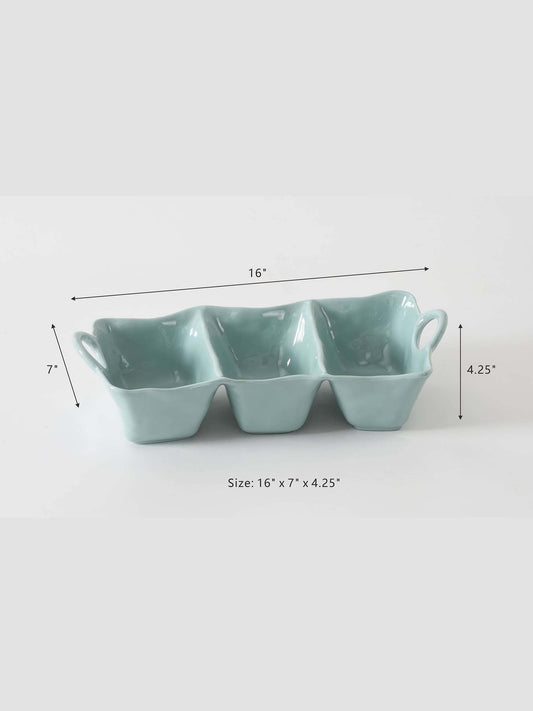3 Section Deep Server - Perfect for Entertaining