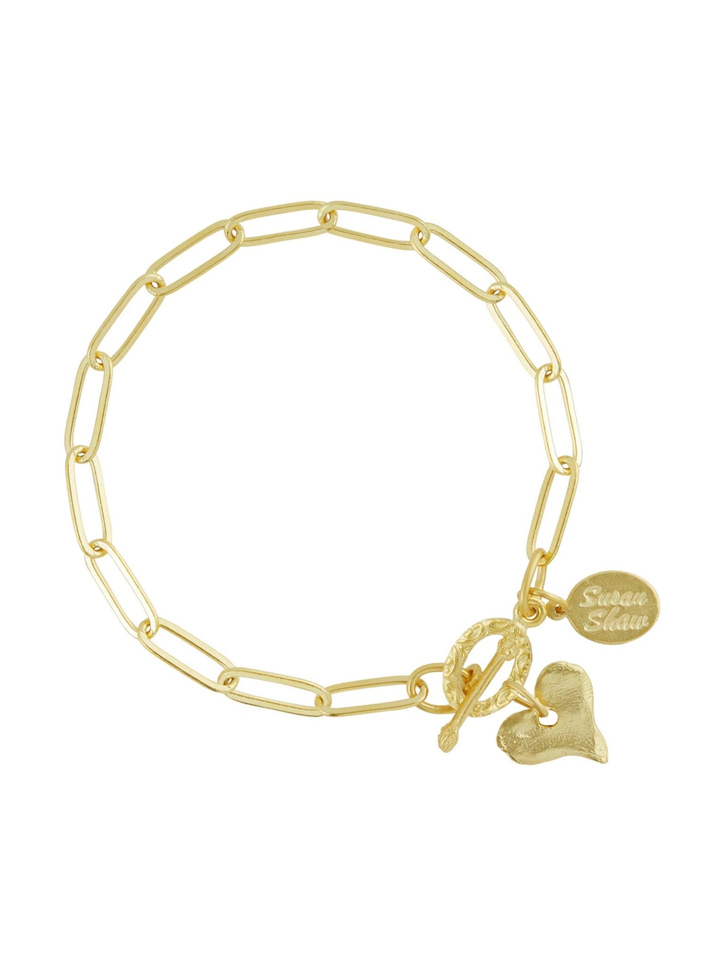 Heart Paperclip Bracelet - Stylish & Romantic Jewelry