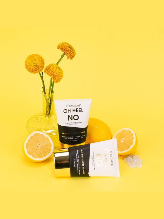 Oh Heel No - Clean + Foot Crème - Sea Salt Citrus + Neroli - 3.4oz