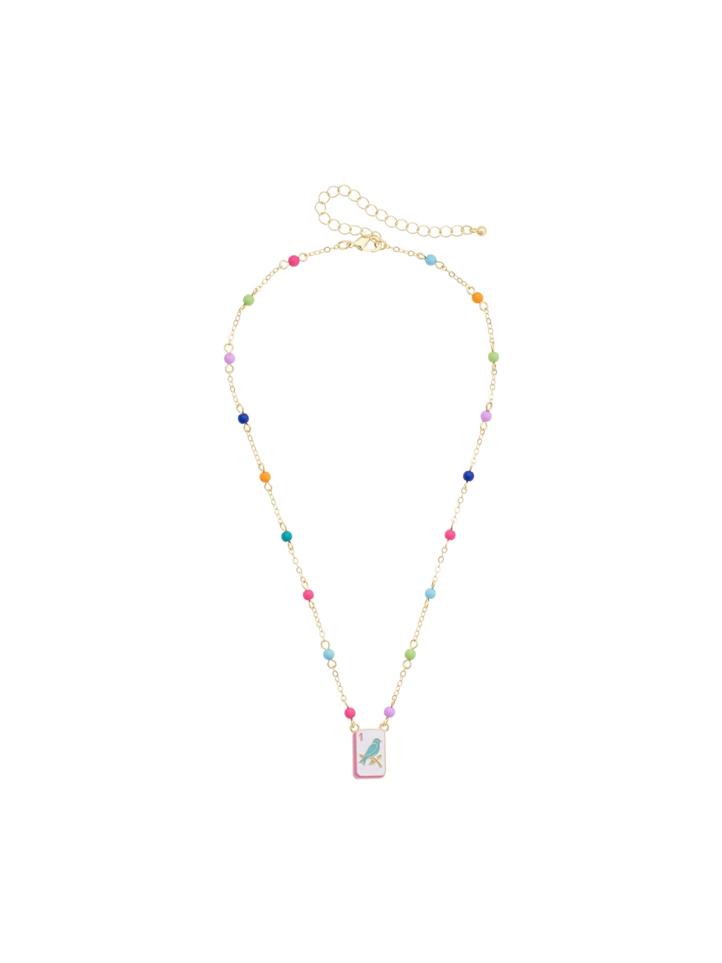 Bird Bam Layering Necklace in Pastel Multi