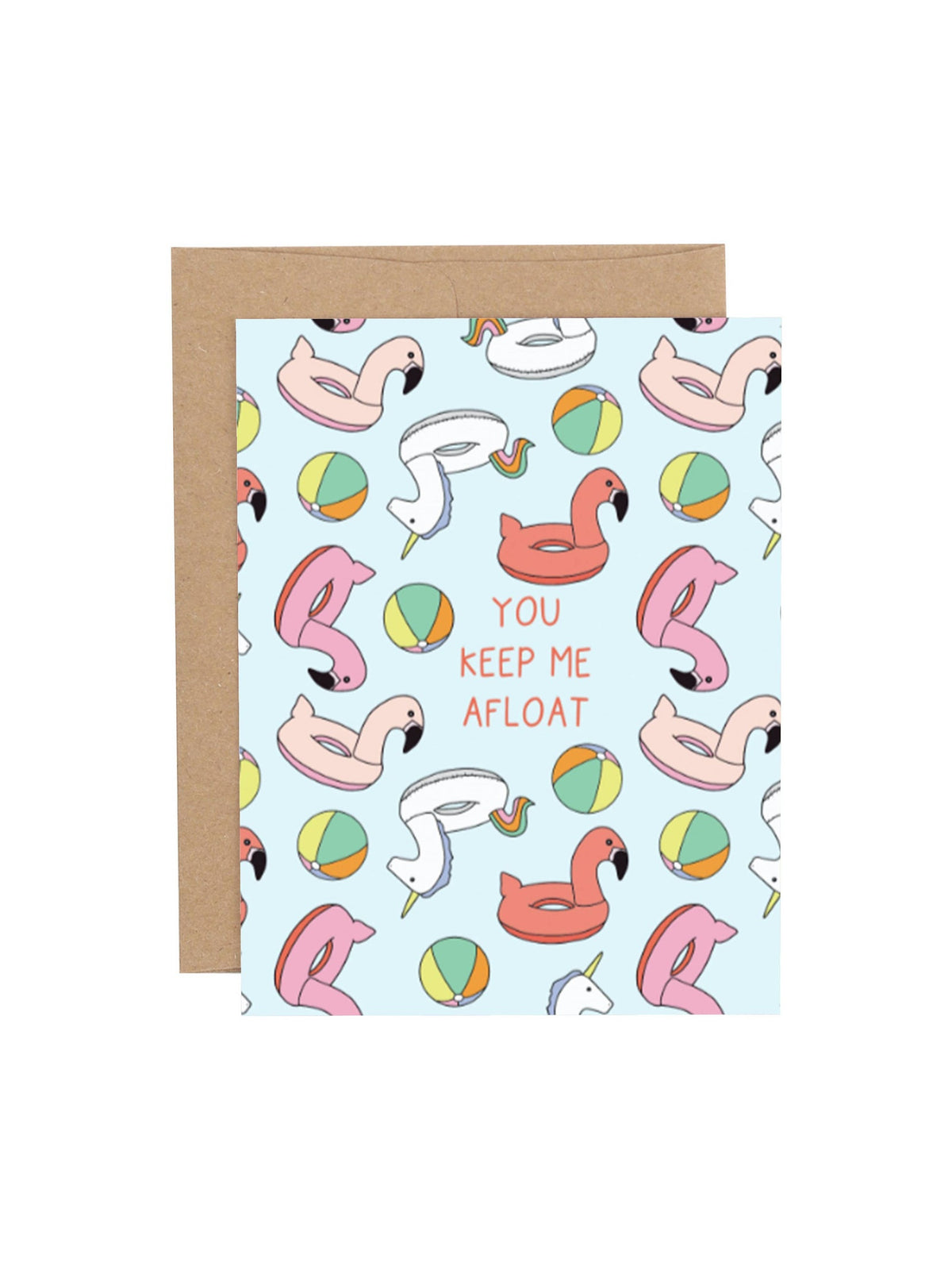 Keep Me Afloat Friendship Greeting Card